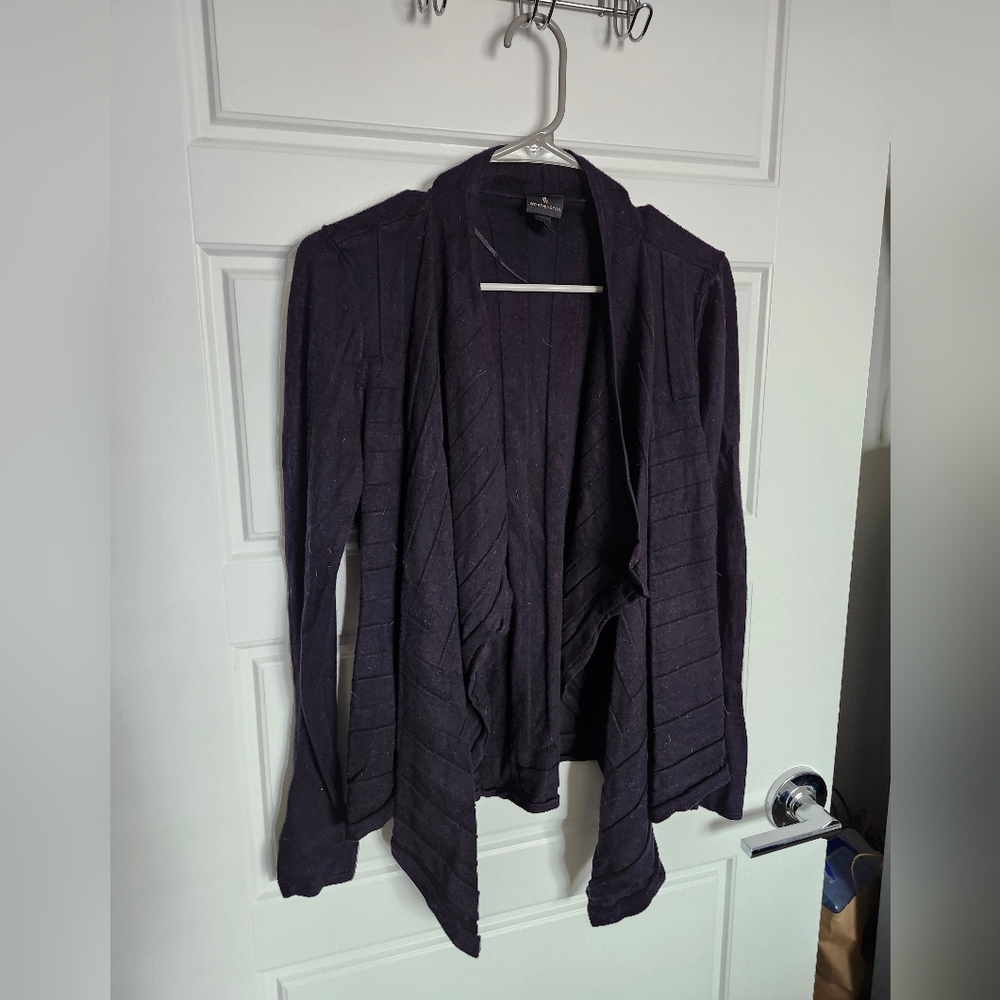SOLD Worthington Black Cardigan, size medium